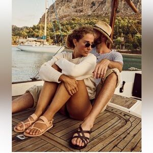 Ancient Greek Sandals gold nude leather from Tuckernuck